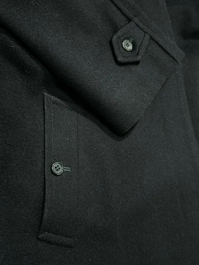 Camelhair & Wool Blend Long Coat with Belt — thumbnail 6