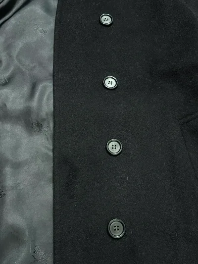 Camelhair & Wool Blend Long Coat with Belt — thumbnail 5