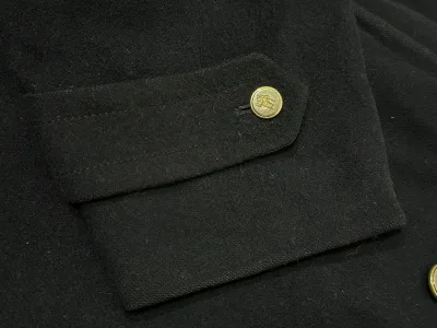 Burberry Double Breasted Wool Coat — thumbnail 6