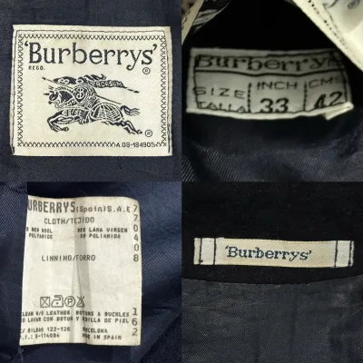Burberry Double Breasted Wool Coat — thumbnail 7