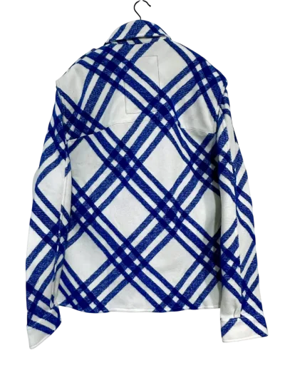 Royal Blue Alpaca & Wool Blend Jacket — thumbnail 3