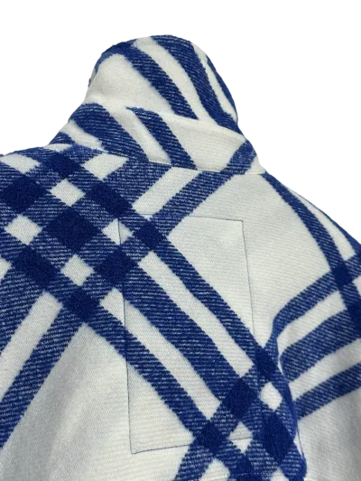 Royal Blue Alpaca & Wool Blend Jacket — thumbnail 4