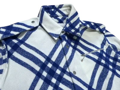 Royal Blue Alpaca & Wool Blend Jacket — thumbnail 5