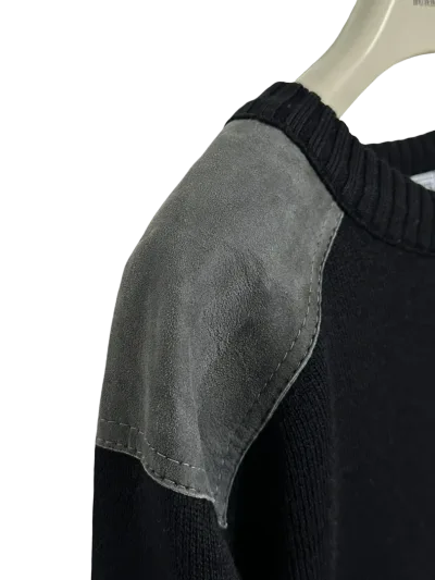 Burberrys 90s British Made Combat Knit Sweater
