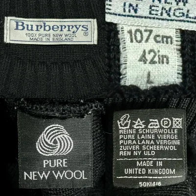 Burberrys 90s British Made Combat Knit Sweater — thumbnail 6