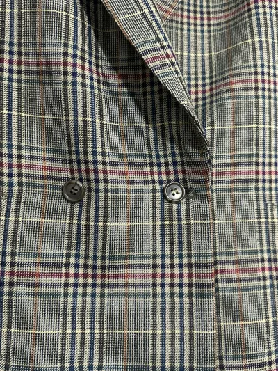 Prue Wool Double Breasted Glen Check Blazer — thumbnail 5