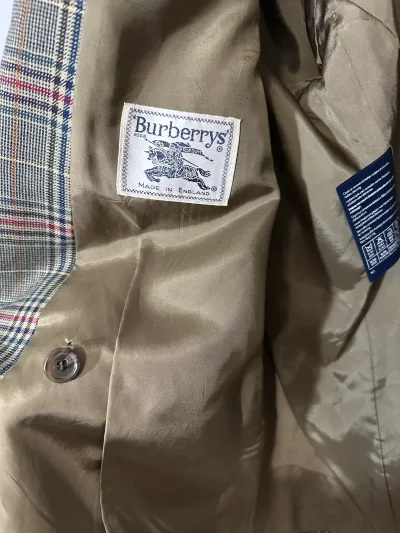 Prue Wool Double Breasted Glen Check Blazer — thumbnail 7